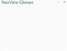 Tablet Screenshot of neuviewglasses.com